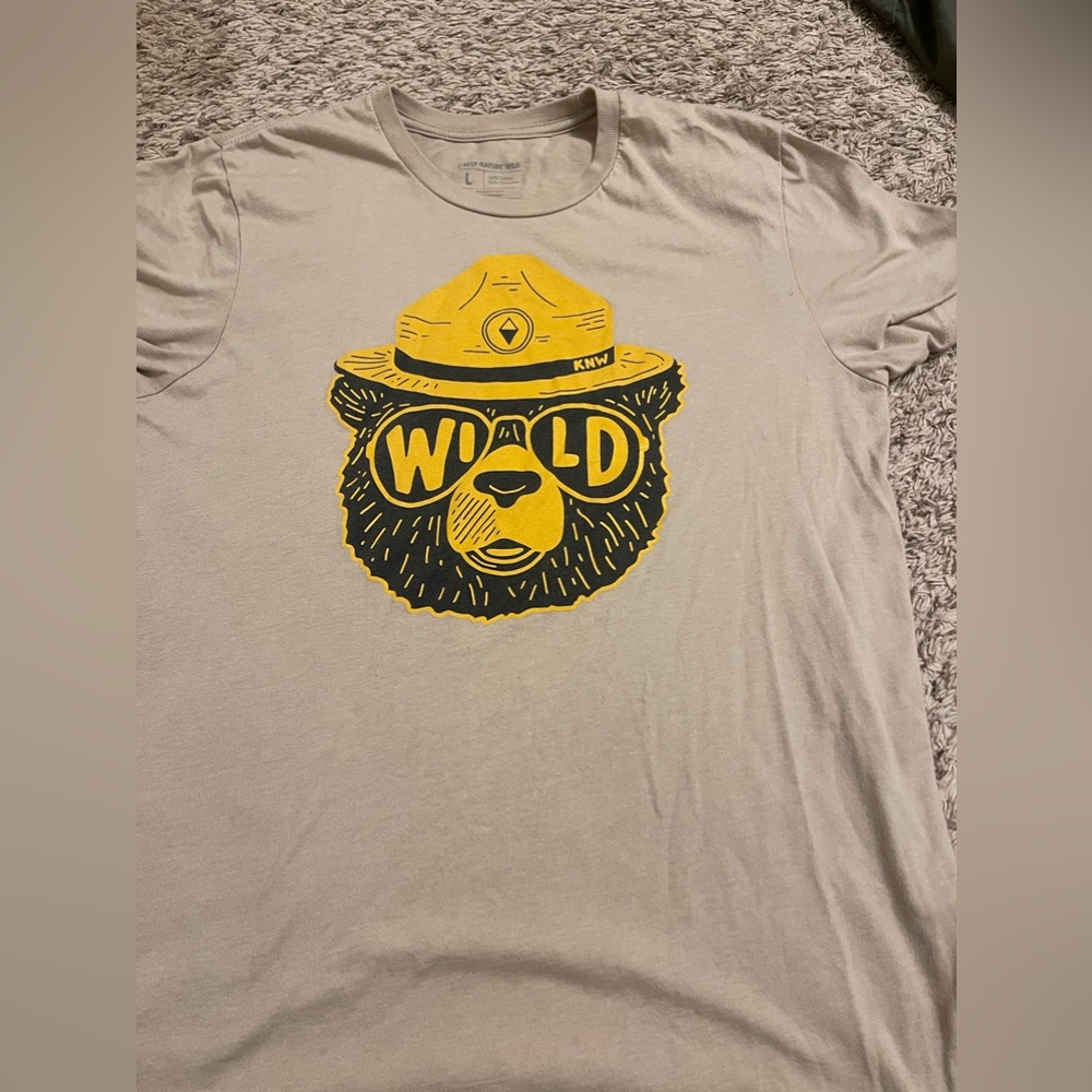 smokey the bear t shirt